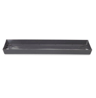 Verve Nurgul Grey Trough Saucer (Dia)60Cm (L)53.5Cm from B&Q