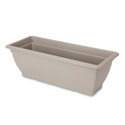 Verve Florus Rectangular Plastic Trough 15L (W)24.5Cm from B&Q