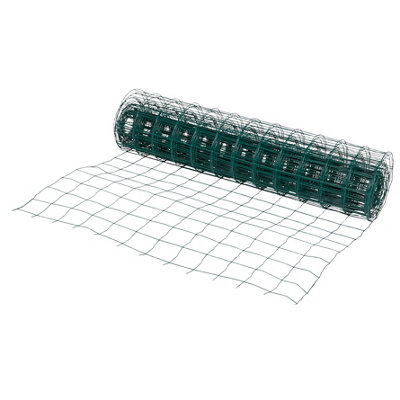 Blooma Green Pvc-Coated Steel Wire Mesh Fencing, (L)20M (W)1.2M