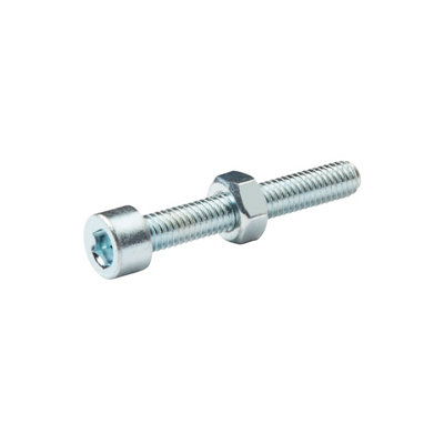 Diall M6 Cylindrical Zinc-Plated Carbon Steel Set Screw & Nut (Dia)6mm (L)40mmPack Of 20 from B&Q