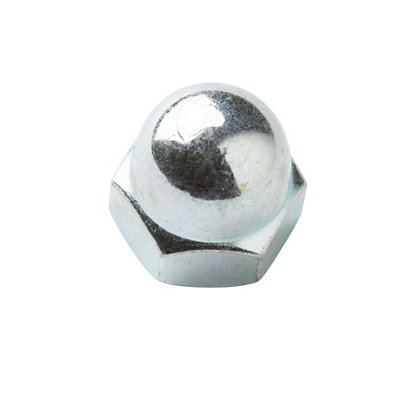 Diall M6 Carbon Steel Cap NutPack Of 10 from B&Q