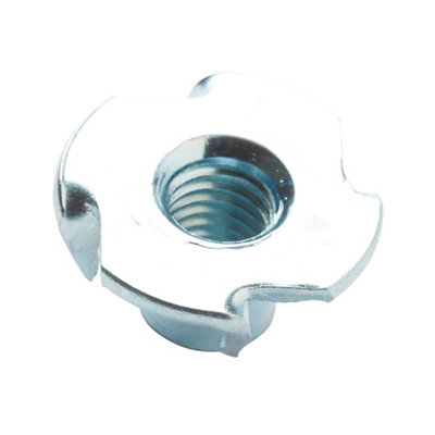 Diall M8 Carbon Steel Tee NutPack Of 10 from B&Q