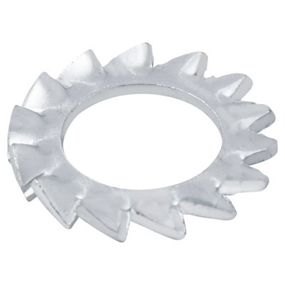 Diall M8 Steel Shakeproof Washer(Dia)8mmPack Of 10 from B&Q