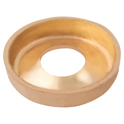 Diall M4 Brass Screw Cup Washer(Dia)4mmPack Of 25 from B&Q