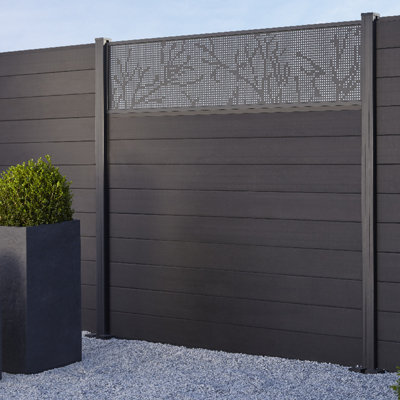 Plastic fence panels b&q discount