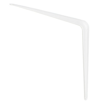 GoodHome White Steel Shelving Bracket (H)250mm (D)200mm from B&Q