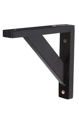 GoodHome Timber Black Pine Shelving Bracket (H)300mm (D)250mm from B&Q