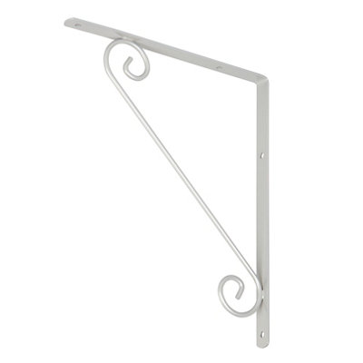 GoodHome Antik Grey Antique Effect Steel Shelving Bracket (H)150mm (D)200mm from B&Q