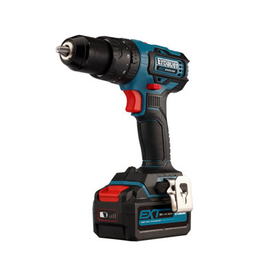 Erbauer Ext 18V Li-Ion Brushless Cordless Combi Drill (1 X 4Ah)Ecd18-Li-2Refurbished from B&Q