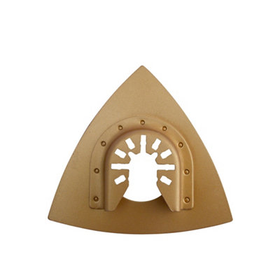 Erbauer Alloy Grit Sanding Plate (W)80mm from B&Q