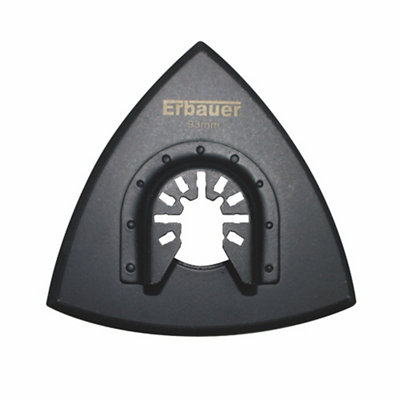 Erbauer Sanding Plate (Dia)93mm (W)93mm from B&Q