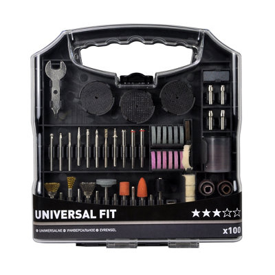 Universal 100 Piece Rotary Tool Set from B&Q