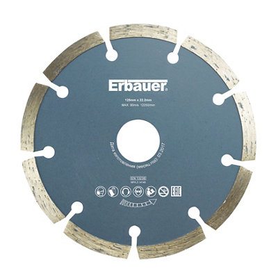 Erbauer 125mm X 22.2mm Segmented Diamond Blade from B&Q