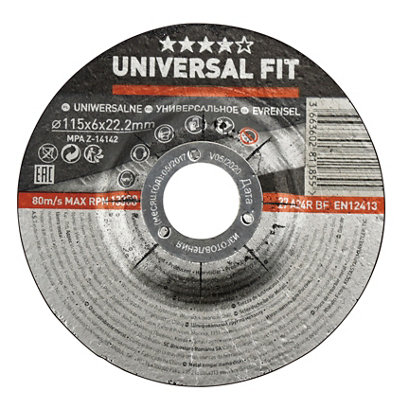 Universal Metal Grinding Disc (Dia)115mm from B&Q