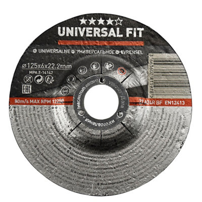 Universal Grinding Disc (Dia)125mm from B&Q