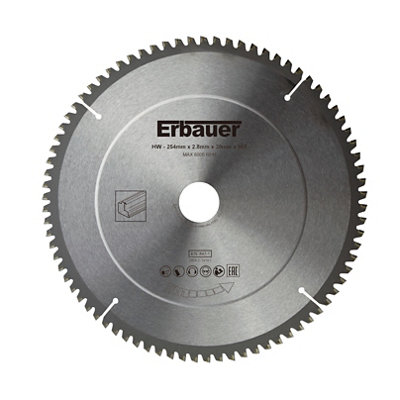 Erbauer 254mm Circular Saw Blade 80T from B&Q
