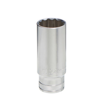 Magnusson ½" Deep Socket 24mm from B&Q