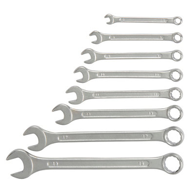 Combination Spanners (8 Piece) from B&Q