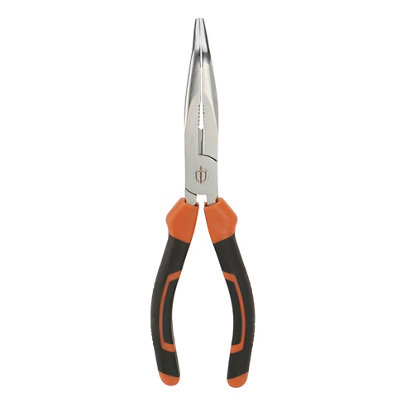 Magnusson 205mm Bent Long Nose Pliers from B&Q