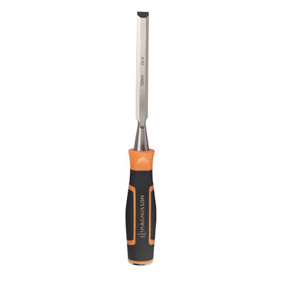 Magnusson 12mm Black & Orange Wood Chisel from B&Q