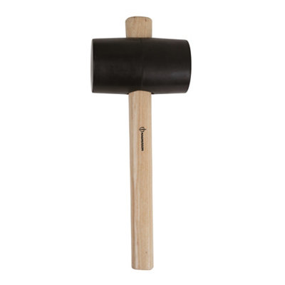 Magnusson 32Oz Black Rubber Mallet from B&Q
