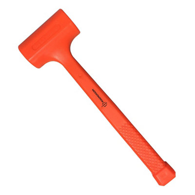 Magnusson 35.2Oz Orange Rubber Mallet from B&Q