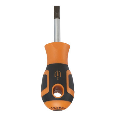 Magnusson Stubby Flat Head Screwdriver Sl-5.5mm X 38mm from B&Q