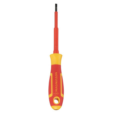 Magnusson Flat Head Vde Screwdriver Sl-4.0mm X 100mm from B&Q