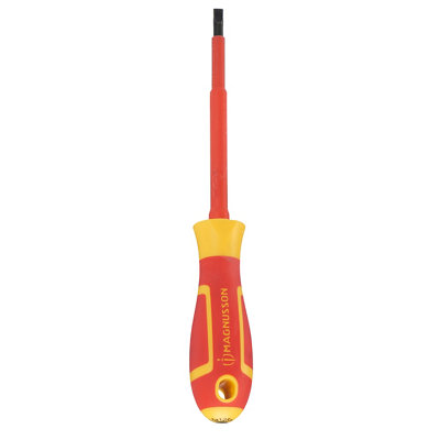 Magnusson Flat Head Vde Screwdriver Sl-5.5mm X 125mm from B&Q