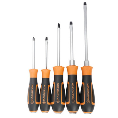 Magnusson Mixed Screwdriver Set (5 Piece)Scs19 from B&Q