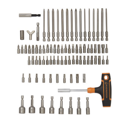 Magnusson Mixed Screwdriver Set (85 Piece)Scs38 from B&Q