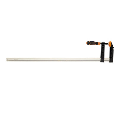 Magnusson Black & Orange Polyethylene (Pe)Polypropylene (Pp)Steel & Thermoplastic Rubber (Tpr) F-Clamp 120mm Pack Of 1 from B&Q