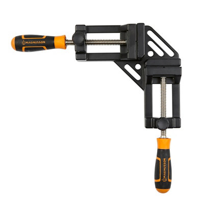 Magnusson Black Aluminium Alloy Corner Clamp Ergonomic Grip from B&Q