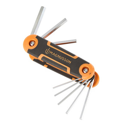 Magnusson Metric Foldable Hex Key (8 Piece)Hx02 from B&Q