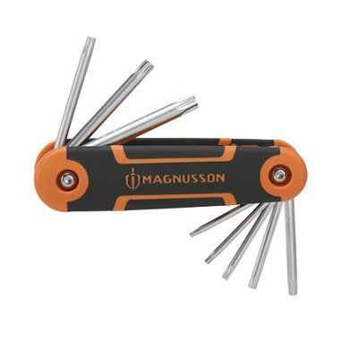 Magnusson Metric Foldable Torx Key (8 Piece)Hx09 from B&Q