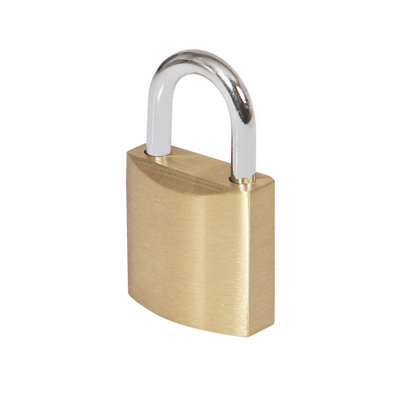 Smith & Locke Brass Open Shackle Padlock (W)30mm from B&Q