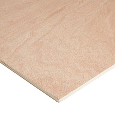 Hardwood Plywood (L)1220mm (W)607mm (T)9mm from B&Q