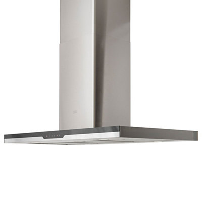 Cooke & Lewis Clibhs90 Stainless Steel Island Cooker Hood (W)90Cm from B&Q