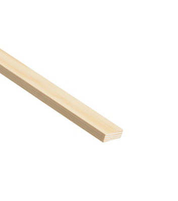 B&Q -  Smooth Planed Pine Stripwood (L)0.9M (W)25mm (T)6mm