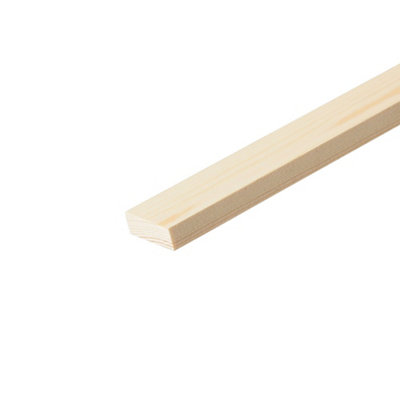 Cheshire Mouldings Smooth Planed Pine Stripwood (L)0.9M (W)36mm (T)10.5mm from B&Q