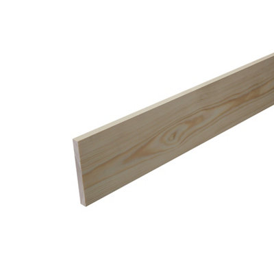 Cheshire Mouldings Smooth Planed Pine Stripwood (L)0.9M (W)92mm (T)10.5mm from B&Q