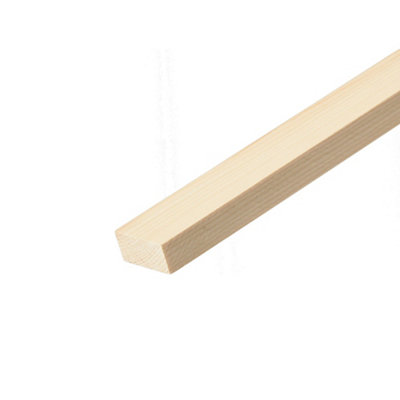 Cheshire Mouldings Smooth Planed Pine Stripwood (L)0.9M (W)36mm (T)15mm from B&Q