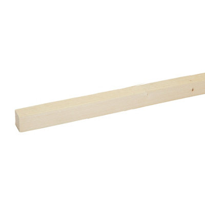 Rough Sawn Whitewood Spruce Stick Timber (L)2.4M (W)20mm (T)25mm from B&Q