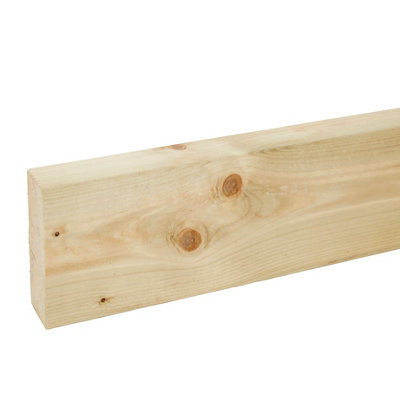 Planed C16 Treated Whitewood Spruce Stick Timber (L)4.8M (W)120mm (T)45mm from B&Q