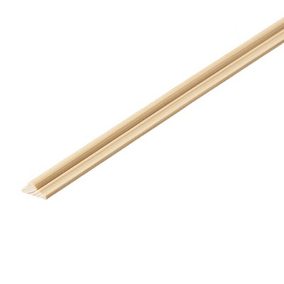Unfinished Natural Pine Astragal Moulding (L)2400mm (W)22mm (T)8.5mm from B&Q