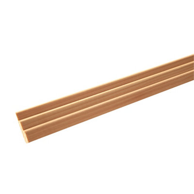 Natural Pine Ogee Moulding (L)2400mm (W)38mm (T)9mm from B&Q