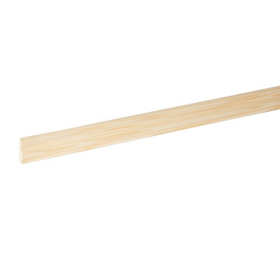 Unfinished Natural Pine Ogee Moulding (L)2400mm (W)28mm (T)9mm from B&Q