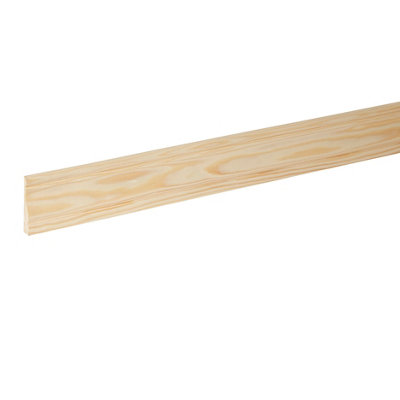 Unfinished Natural Pine Ogee Moulding (L)2400mm (W)47mm (T)9mm from B&Q