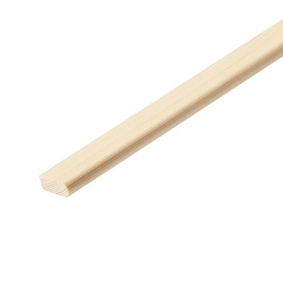 Pine Parting Bead Moulding (L)2400mm (W)20.5mm (T)8mm from B&Q