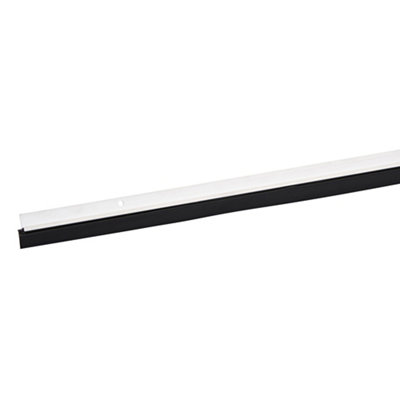 Diall Silver Effect Aluminium & Rubber Draught Excluder(L)1.05M from B&Q